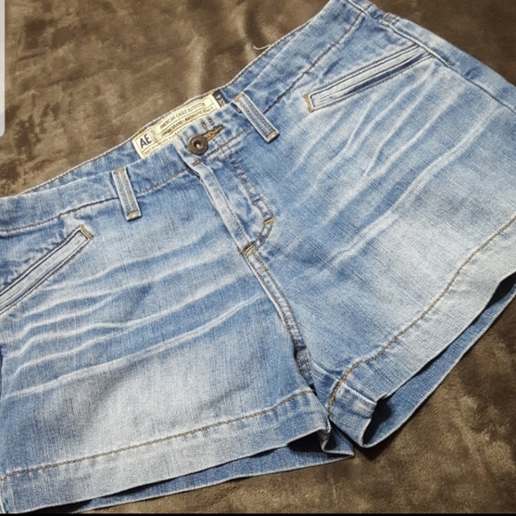 AMERICAN EAGLE STRETCH JEANS SHORTS DENIM FESTIVAL - Picture 6 of 6